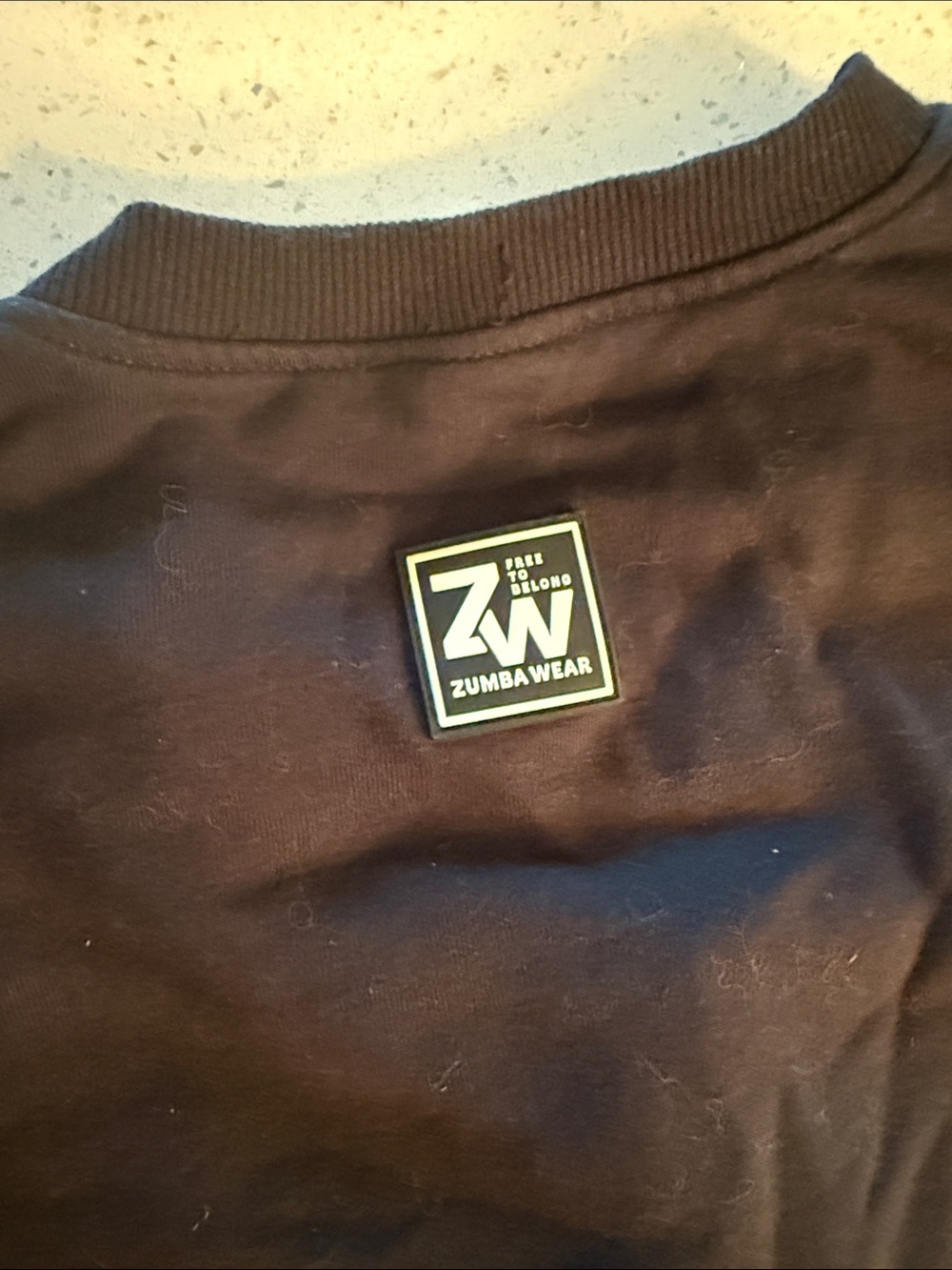 Zumba Fitness Black Sweatshirt with Multicolor Logo - Picture 8 of 8